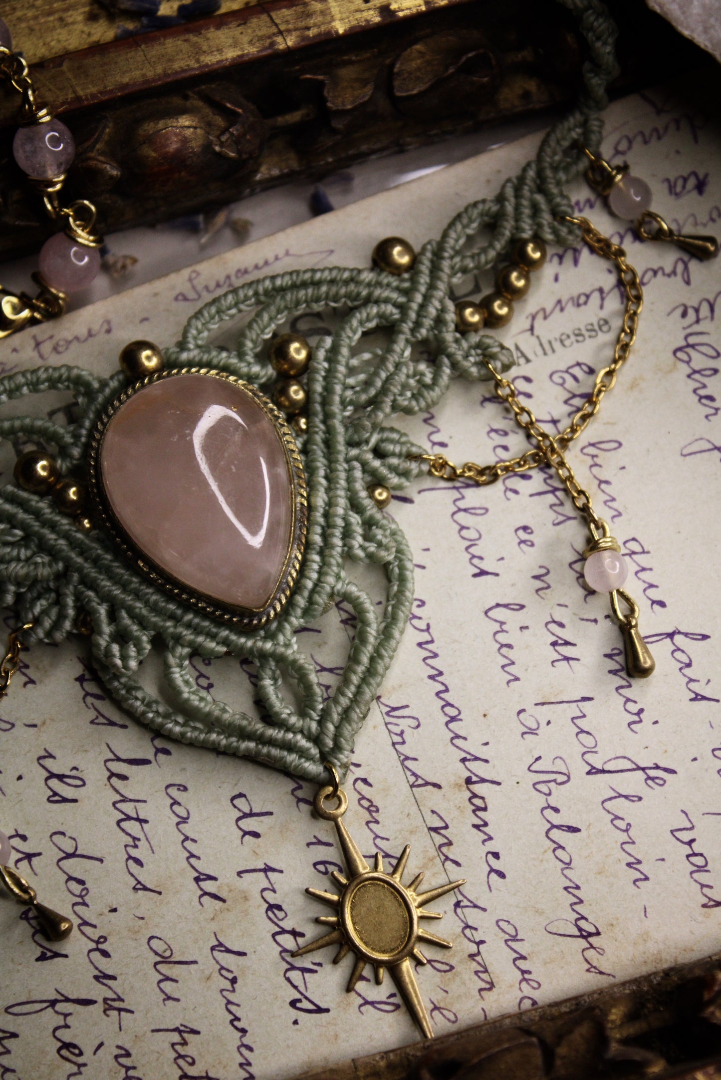 Floraison - Quartz rose