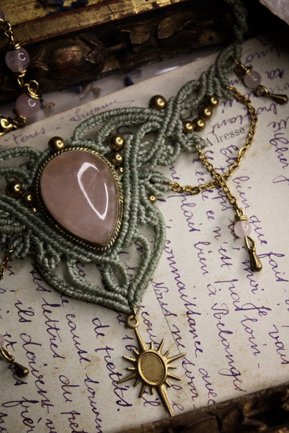 Floraison - Quartz rose