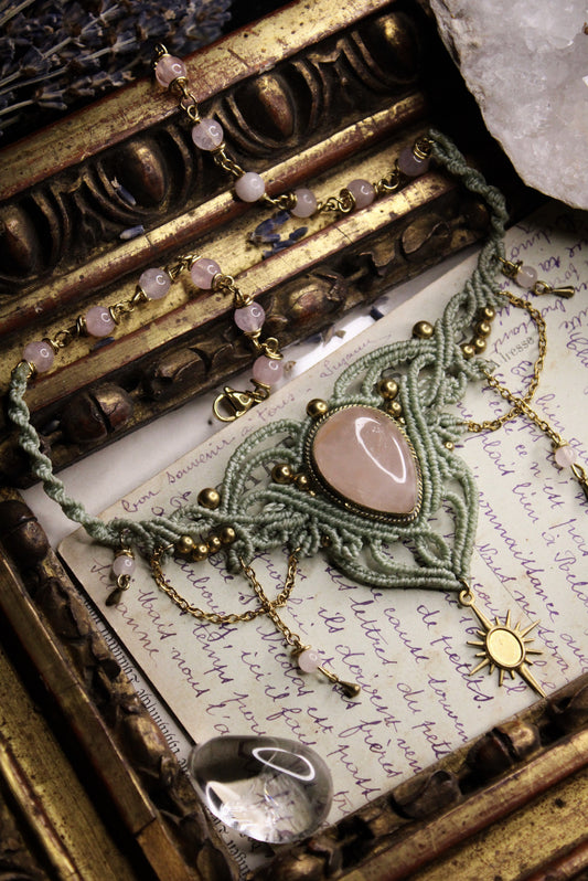 Floraison - Quartz rose