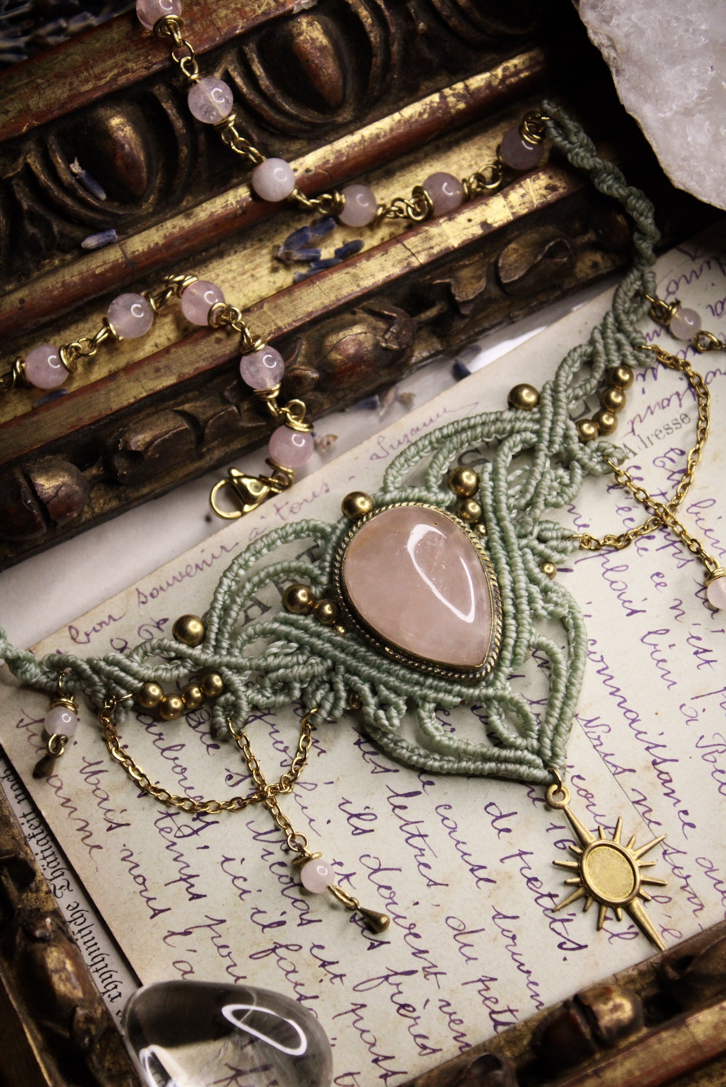 Floraison - Quartz rose